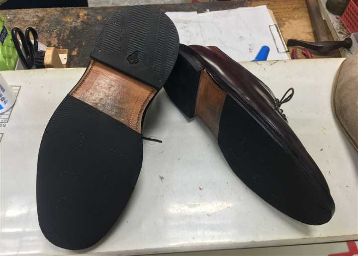 革靴の底の修理、12